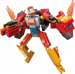 Qman ombygbar robot og jagerfly Flying Bombing Soldier