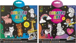 MOXY skrabende klistermærker Regnbueverden