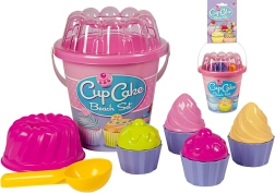 Androni sandkassesæt kagedesserter – medium – Rosa