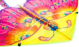 Stor sommerfugle-drage 90 cm – Lilla