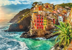 Puslespil TREFL Premium Plus Photo Odyssey: Riomaggiore, Italien – 1000 brikker