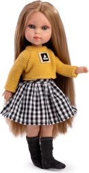 Realistisk dukke Penelope med hel vinyl krop 34 cm