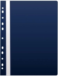 Hurtigbinder med eurohul A4 mørkeblå