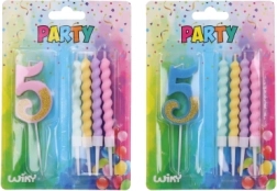 Festlys nummer 5 med supplerende lys