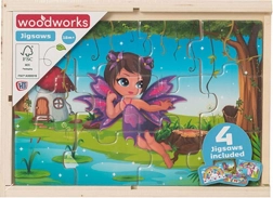 Træpuslespil Feer og Enhjørninger