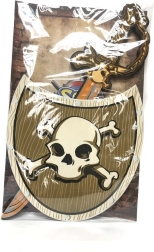 Skumsværd og skjold pirat