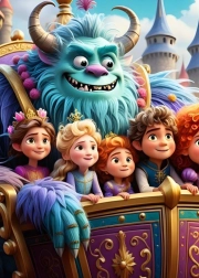 Puslespil Bluebird Til eventyr 104 brikker