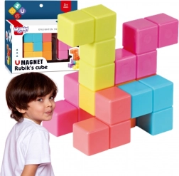 Woopie magnetisk 3D byggesæt kubus Tetris