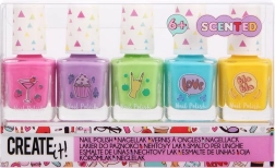 parfumeret sæt neglelakker 5 stk – hurtigtørrende, langtidsholdbar, glansfuld finish