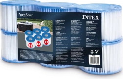 Filtre S1 sæt 6 stk. til Pure SPA INTEX 29011