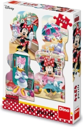 Puslespil Minnie og Daisy Sommer 4x54 brikker