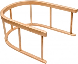 Ryglæn til træslæde af bøgetræ