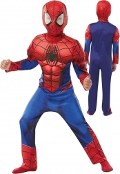 Børnekostume Spider-Man rød-blå med maske 98–104 cm (3–4 år)