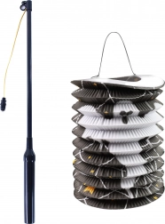 Halloween-papirlanterne med lysstav