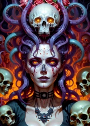 Puslespil Mørk Heks 1000 brikker