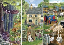 Puzzle Farma Woodland 1000 brikker