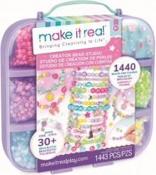 Kreativ boks til at lave armbånd med perler og vedhæng