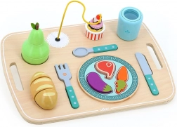 Vilac Træ aktivitetsbakke med mad