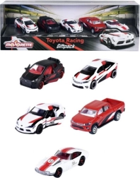 Gavesæt med legetøjsbiler TOYOTA Racing 5 stk 1:64