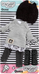 Tøj til dukken PENELOPE 34 cm med små sko