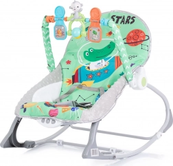 Vibrationsliggestol til babyer 2-i-1 Baby Spa Green