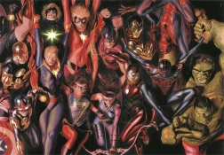 Puslespil 1000 brikker Marvel - kompakt