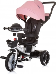 Trehjulet cykel med kaleche Chipolino Be Active 2-i-1 Pink Linen