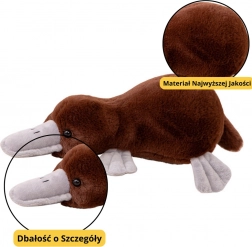 Brun plysbæver 32 cm