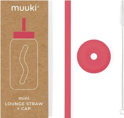 MUUKI Mini Lounge sugerør med låg Vandmelon