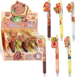 Gelpen Capybara med roterende element blå blæk