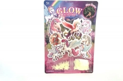 Enhjørninger der lyser i mørket