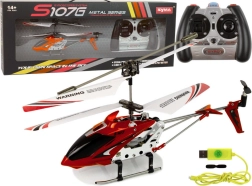 RC-helikopter med gyroskop SYMA S107G rød