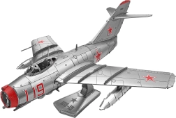 Metal 3D-puslespil METAL EARTH – jetfly MiG-15