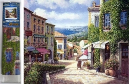 Norimpex Diamantmaleri Solbeskinnet gade 30x40 cm