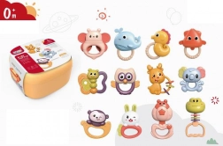 sæt med 12 rangler i kuffert