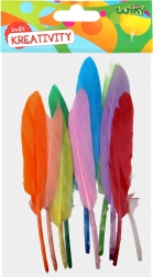 Kreativt sæt af dekorative fjer