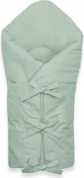 Klassisk snøre-svøb NEW BABY sea green