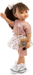 Antonio Juan realistisk dukke Emily med fuldt vinylkrop 33 cm