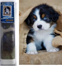 Diamantmaling med berner sennen-hvalp 30 × 40 cm