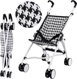 Sammenklappelig dukkevogn med prikker – Pepito