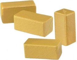 Bruder firkantede halmballer – sæt med 4 stk.