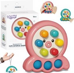 WOOPIE Færdighedsspil - Muldvarpeslag Blæksprutte Pink 2i1