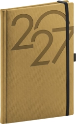NOTIQUE ugentlig kalender Ajax 2027 guld 15 × 21 cm