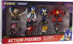 Sonic actionfigurer - 8 stk. Deluxe-boks