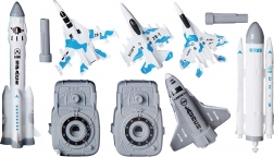 Raket med affyringsrampe og tilbehør