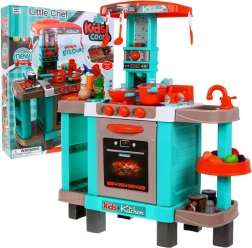 Interaktivt børnekøkken med tilbehør