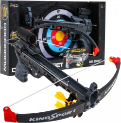 Armbrøst til børn (6+) Sportsæt 7 dele + Skive + 5 pile + Sigte