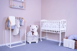 Babysideseng New Baby Mateo 90 × 40 cm hvid