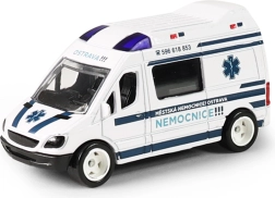 Metalambulance fra Městské nemocnice Ostrava i plastboks