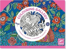 Farveplakater blomster DJECO